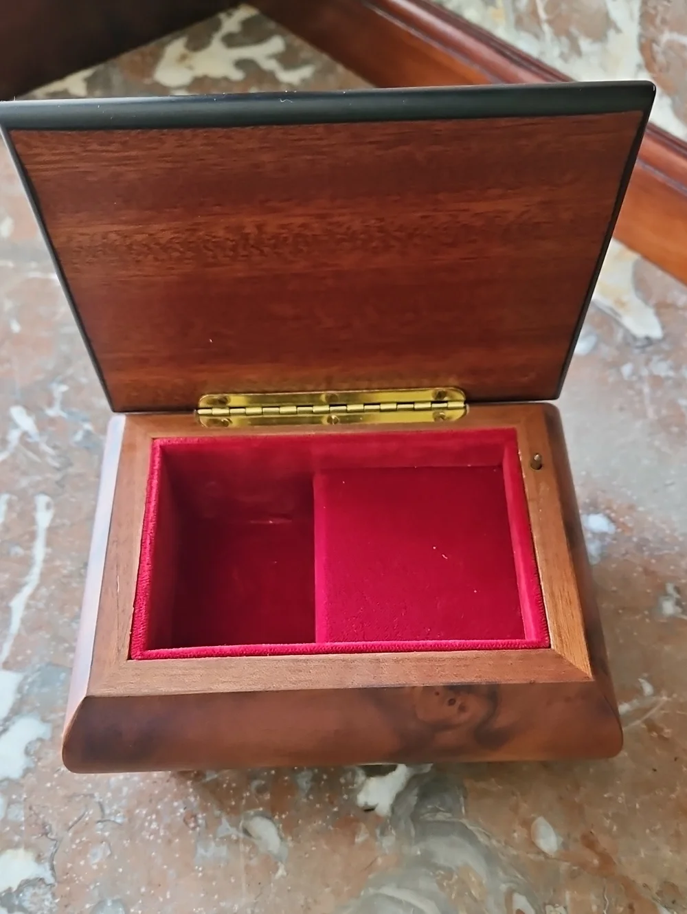 Vintage Reuge Music Box & Jewelry Box Romance Is The Song Italy